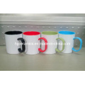 11oz Sublimation Coated Plastic Mug, Sublimation Coated Plastic Color Mug